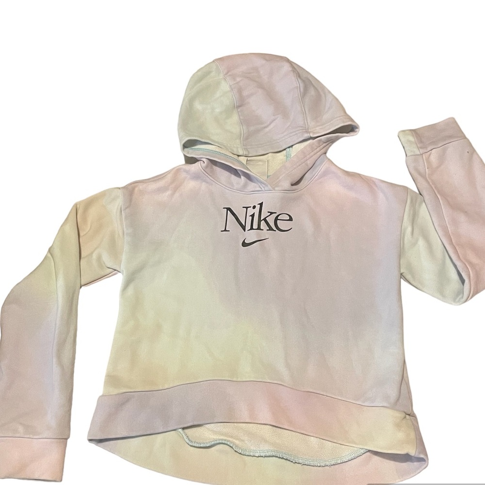 Little Girls Aura Tie Dye Fleece Pullover Hoodie size M in youth